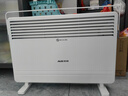 奥克斯（AUX）取暖器家用欧式快热炉电暖气取暖电暖炉暖风电暖器对流式烤火炉 IPX4级防水 NDL220-B37G 小米白 实拍图