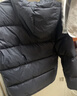 骆驼火山羽绒服男冬新款加厚连帽保暖面包服女城市轻户外 黑色 男女同款,7674B L 实拍图