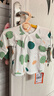 贝瑞加（Babyprints）婴儿半背衣2件装新生儿衣服纯棉长袖上衣初生宝宝四季内衣 绿59 实拍图