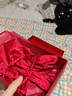 ubras无尺码千马纹红色内衣套装送礼生日礼物文胸礼盒文胸内裤 背勾款 实拍图
