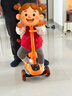 babycare儿童滑板车2-6岁二合一折叠童车重力转向宝宝可坐生日礼物 脉冲橙 实拍图