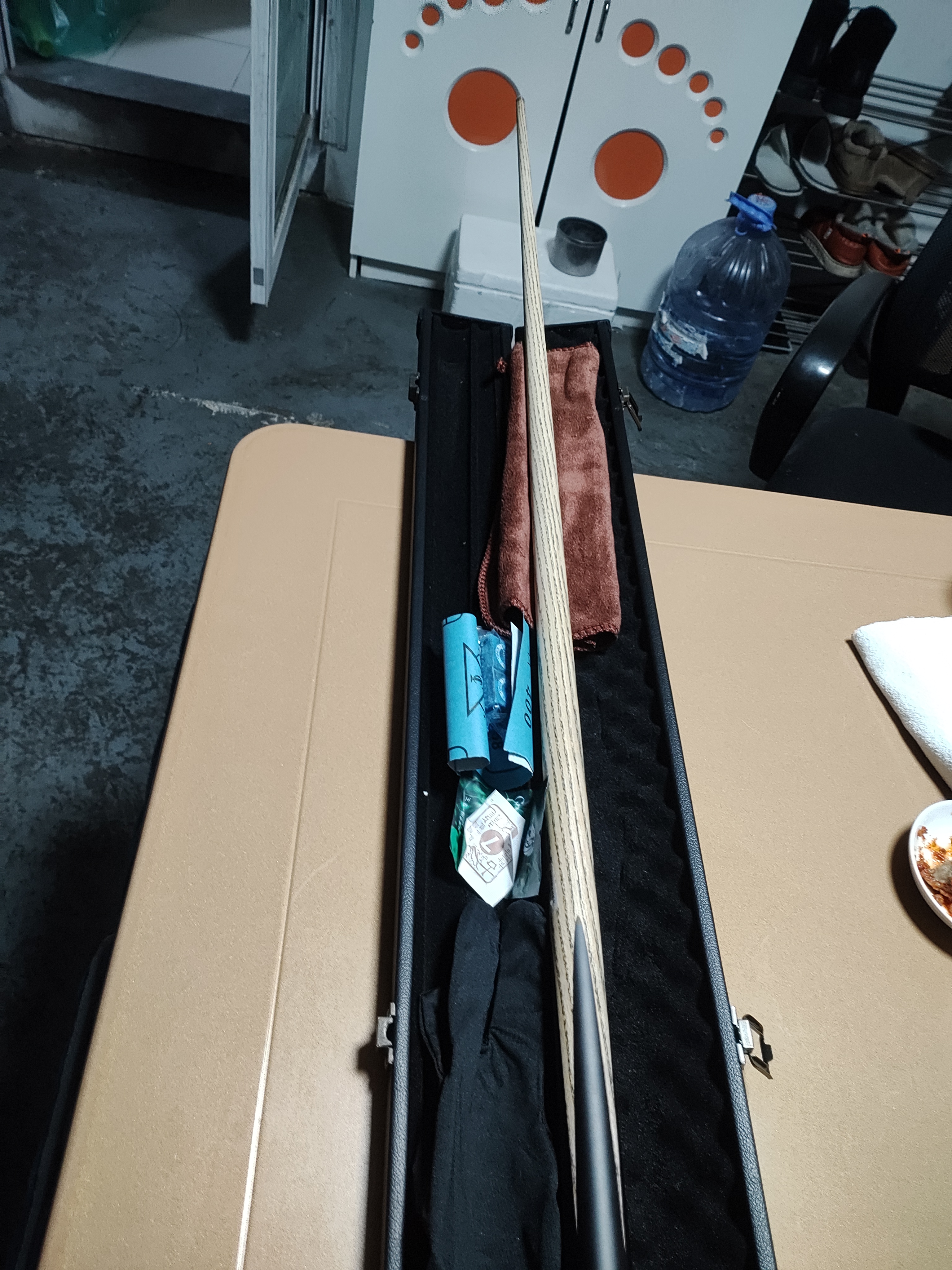 奥秘新代枪手台球杆套装小头斯诺克球杆中式黑八黑8桌球杆16彩9.5mm 实拍图