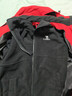 骆驼（CAMEL）三防冲锋衣户外登山服防风防水防污三合一运动外套 AD12263514X,抓绒内胆耀眼红男女 L 实拍图