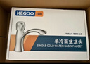 科固（KEGOO）单冷水龙头 面盆水龙头洗手盆浴室柜塑钢单孔龙头无进水管K220301 实拍图