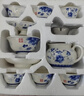 金灶（KAMJOVE）青花瓷陶瓷功夫茶具套装 品茗杯茶杯茶壶 三才盖碗茶具 KP-95【玲珑牡丹款】 实拍图