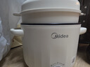 美的（Midea）电煮锅 泡面火锅宿舍小电锅 电蒸锅 多功能家用电热锅 2.6L蒸煮一体 小型2-3人用 配带蒸笼XZE2076 实拍图