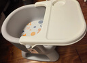 日康（rikang）宝宝餐椅 叫叫椅婴儿学坐椅多功能儿童吃饭餐桌 RK-X2009-5 灰色 实拍图