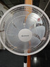 艾美特（AIRMATE）2026新款电风扇家用大风量智能遥控卧室轻音直流变频落地扇七叶空气循环摇头节能小风扇FS35-RD136 实拍图