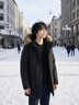 优衣库莫雷加德同款男装女装高级保暖羽绒大衣外套冰雪羽绒481200 09 黑色 L 实拍图