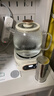 美的（Midea）花漾0胶水全玻璃全自动养生壶 多功能煮茶壶 母婴烧水壶恒温电热水壶煮茶器花茶壶1.2L YS12B102 实拍图