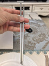 美厨（MAXCOOK）316L不锈钢筷子 10双装分餐方筷分色筷子家用创意餐具套装MCK3802 实拍图