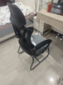 舒客艺家电脑椅办公椅职员网椅会议椅家用靠背休闲椅子弓形学生宿舍学习椅 WE黑色弓形-可后躺【海绵款】 实拍图
