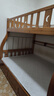 临稚胡桃木 儿童上下床实木高低床双层床上下铺床两层木床子母床 梯柜高箱款 上铺宽1.3米下铺宽1.5米 实拍图