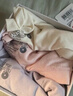 Q21儿童透气纯棉内裤男女童抑菌排汗5A平角三角短裤 女童平角内裤-梦幻粉+莫奈紫+米色(3条装） 120 建议体重36~43斤 实拍图