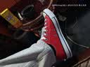 匡威（Converse）All Star夏季经典帆布男女低帮休闲运动鞋黑色1Z635 101007/红色 41.5 实拍图