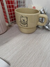 马克杯ins风萨摩叠叠学生牛奶杯可爱大容量喝水杯家用陶瓷杯 咖色小狗摩叠叠杯 实拍图