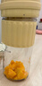 九阳（Joyoung）【生日礼物】榨汁杯 家用小型便携榨汁机 水果果蔬果汁机 辅食机搅拌杯多功能自动清洗LJ325黄  实拍图