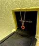 梵克雅宝（Van Cleef & Arpels）项链女款 四叶草项链Alhambra系列女士项链 送礼物【双11抢先购】 小号 红玉髓 VCARN59M00 9.5MM 保卡信息-随机年份 实拍图