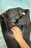 顶峰保罗（Dingfengbaoluo）美式牛仔裤男春秋季高街直筒宽松潮牌男生阔腿长裤DFS05黑灰3XL 实拍图