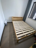 图柔【顺丰闪发】床实木床现代简约双人床主卧大床单人床出租床 单床+20CM弹簧床垫 1.5*2米 框架结构 实拍图