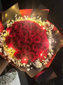 幽客玉品鲜花速递红玫瑰花束表白送女友老婆生日礼物全国同城配送 33朵红玫瑰花束—女王款 实拍图