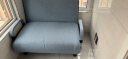 立太（LEADTEK） 沙发床现代两用折叠单人沙发双人多功能租房小户型简易布艺沙发 浅蓝色190X100cm【两个抱枕】 实拍图