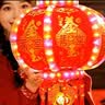TaTanice七彩走马灯笼2个装2026马年LED户外阳台乔迁旋转灯笼宫灯挂饰 实拍图