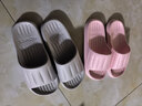 洁丽雅拖鞋女夏季室内家居家用浴室洗澡防滑防臭EVA情侣静音凉拖鞋男夏 浅灰 【2.0版本 |  升级不加价】 44-45 【适合43-44码】 实拍图
