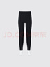 优衣库童装女童HEATTECH EXTRA WARM绒面紧身裤保暖打底裤478174 09 黑色 130 实拍图