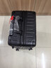京东京造无界铝框20英寸行李箱男女 拉杆箱密码箱登机皮箱明日达 黑明日达 实拍图