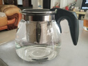 茶壶泡茶器整套茶具茶水分离玻璃耐热泡茶壶花茶套装茶漏 黑把单壶1只 实拍图