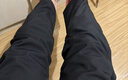 探拓（TECTOP）冲锋裤男加绒保暖防风软壳裤登山徒步裤  男款黑色 M 实拍图