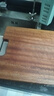 爱仕达（ASD）菜板进口乌檀木99%抗菌砧板整木加大加厚双面防霉面板45*28*2.5cm 实拍图