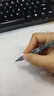 百乐（PILOT）【热门商品】P500黑色中性笔签字笔水笔0.5直液式走珠笔办公文具套装刷题笔高颜值学生考试笔 3支 实拍图