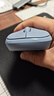 罗技（Logitech）M221 轻音鼠标 无线鼠标 办公鼠标 对称鼠标 带无线微型接收器 雾霭蓝 实拍图