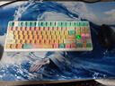 狼蛛（AULA）F87ProV2客制化无线机械键盘电竞游戏专用  蓝牙/2.4G/有线三模连接gasket全键热插拔办公键盘87键 F87ProV2超神版【流星冰淇淋轴】主题热升华 实拍图
