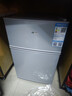 奥克斯（AUX）家用双门迷你小型冰箱 冷藏冷冻保鲜小冰箱 宿舍租房节能电冰箱 【国家补贴】BCD-30K118 基础款 银色 实拍图