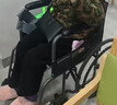 鱼跃(yuwell)轮椅车H051折叠老人轻便旅行手推车钢管免充气胎代步车 实拍图