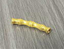 罗威宝格黄金弯管竹节节节高升3D硬金足金999配件手链女七夕情人节礼物 足金竹节约0.29g支持多退少补 实拍图