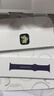 Apple/苹果 女神节礼物Watch S11 智能手表GPS款42毫米银色铝金属表壳雾紫色运动型表带S/M 实拍图