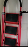 星恺梯子家用折叠梯人字梯多功能登高爬梯扶梯小梯子TZ10四步红 实拍图