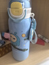 光多拉儿童保温杯蛋仔派对水杯小学生水壶幼儿园上学书包316双饮吸管杯 实拍图
