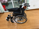 鱼跃 (yuwell)手动轮椅车H062折叠老人轻便免充气铝合金旅行手推代步 实拍图