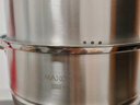 美厨（MAXCOOK）蒸锅 304不锈钢32cm二层蒸锅 加厚复底蒸锅 燃气电磁炉通用 实拍图