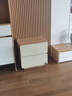全友家居现代简约原木风电视机边柜客厅家用收纳储物柜卧室床头小柜子 实拍图