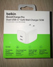 贝尔金（BELKIN）苹果充电器 65W氮化镓充电器 双口Type-C快充 苹果iPhone17macbook充电头 便携 WCH013 实拍图