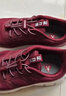 足力健【38节礼物】老人鞋中老年轻便休闲散步鞋2431380J 女 酒红 38 实拍图