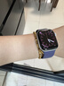 Apple/苹果 【女神节】Watch S11 智能手表GPS款42毫米银色铝金属表壳雾紫色运动型表带S/M 实拍图