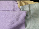 内野（UCHINO）棉花糖方巾无捻纱柔软洗脸毛巾儿童毛巾紫色 实拍图