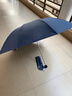 天堂 防晒晴雨伞三折 晴雨伞加大加固防晒晴雨两用经典商务 黑色 实拍图